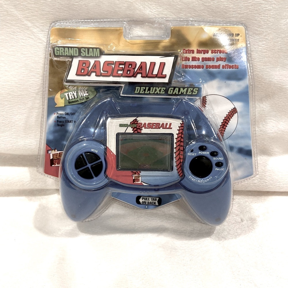 *New/Sealed* Vintage 1999 Grand Slam Baseball Handheld Electronic Game